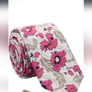 Skinny Floral Tie